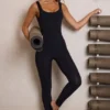 Soft Active rygglös jumpsuit i svart