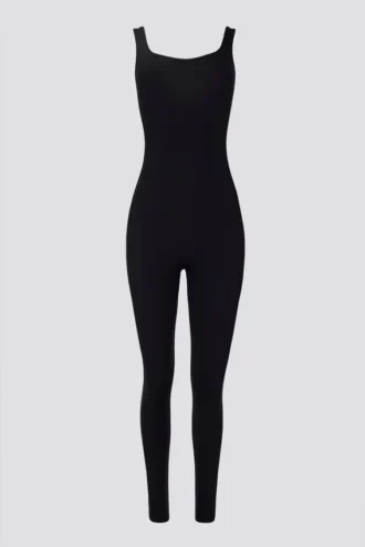 Soft Active rygglös jumpsuit i svart