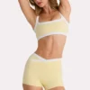 Soft Active Shorts  i Lemon