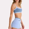 Soft Active Shorts  i Sky
