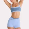 Soft Active Shorts  i Sky