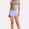 Soft Active Shorts  i Sky