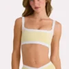 Soft Active-sport-BH i färgen Lemon