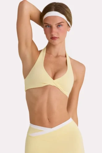 Soft Active-sport-BH i färgen Lemon