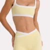 Soft Active-sport-BH i färgen Lemon