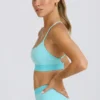 Soft Active-sport-BH med korsad rygg i aqua