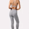 Soft Active-leggings i gråmelerat