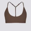 Soft Active-sport-BH med racerback i färgen Cocoa