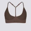 Soft Active-sport-BH med racerback i färgen Cocoa