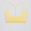 Soft Active-sport-BH med racerback i färgen Lemon