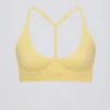 Soft Active-sport-BH med racerback i färgen Lemon