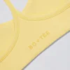 Soft Active-sport-BH med racerback i färgen Lemon
