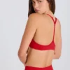 Soft Active sport-BH med racerback i Strawberry Red