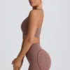 Soft Active sport-BH med V-ringning i Mocha