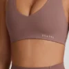 Soft Active sport-BH med V-ringning i Mocha