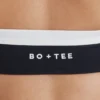 Soft Active sport-BH med vridet framsida och halterneck i svart