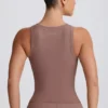 Soft Active V-ringad linne i mocha