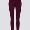 Soft Active V-Waist Leggings i burgundy