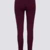 Soft Active V-Waist Leggings i burgundy
