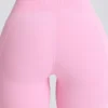 Soft Active V-Waist Pocket Flared Leggings i Baby Pink