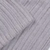 Sol Plunge Halterneck Crop Top i silver