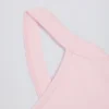 Super Sculpt sömlös lång camisole-top i puderrosa