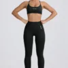 Super Sculpt sömlös rygglös sport-BH i Ash