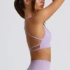 Super Sculpt sömlös rygglös sport-BH i mjuk lila