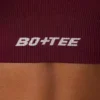 Super Sculpt sömlös sport-BH med korsad rygg i plommon
