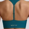 Super Sculpt sömlös T-back-sport-BH i blågrön