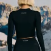 Super Sculpt sömlös underställströja i svart