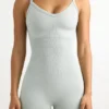 Super Sculpt sömlös unitard i grått