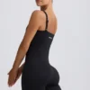 Super Sculpt sömlös unitard i svart