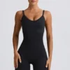 Super Sculpt sömlös unitard i svart