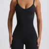 Super Sculpt sömlös unitard i svart