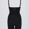 Super Sculpt sömlös unitard i svart
