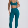 Super Sculpt sömlösa leggings i blågrön