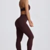 Super Sculpt sömlösa leggings i choklad