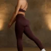 Super Sculpt sömlösa leggings i choklad