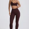 Super Sculpt sömlösa leggings i choklad