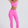 Super Sculpt sömlösa leggings i Sugar Pink