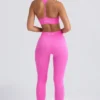 Super Sculpt sömlösa leggings i Sugar Pink