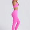 Super Sculpt sömlösa leggings i Sugar Pink