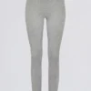 Super Sculpt sömlösa leggings med hög midja i gråmelerat