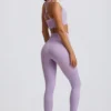 Super Sculpt sömlösa leggings med hög midja i mjuk lila