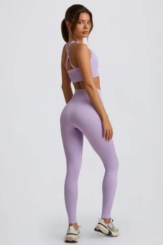 Super Sculpt sömlösa leggings med hög midja i mjuk lila