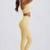 Super Sculpt sömlösa leggings med hög midja i smörgul