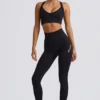 Super Sculpt sömlösa leggings med hög midja i svart