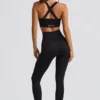 Super Sculpt sömlösa leggings med hög midja i svart