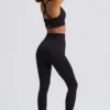 Super Sculpt sömlösa leggings med hög midja i svart